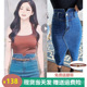 现货高文君同款 包臀裙显瘦a性感优雅 裙高腰开叉牛仔半身裙中长款