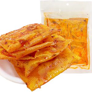 湖南平江特产香辣泡泡干豆皮网红辣条儿时怀旧零食辣货小吃豆腐皮