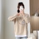 春秋产后宽松外穿纯棉喂奶上衣春季 哺乳卫衣大码 哺乳衣辣妈款 新款