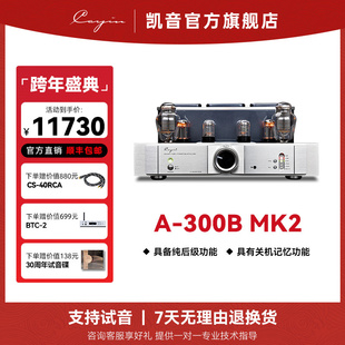 合并式 cayin MK2凯音斯巴克单端甲类胆机 300B 声频功率放大器