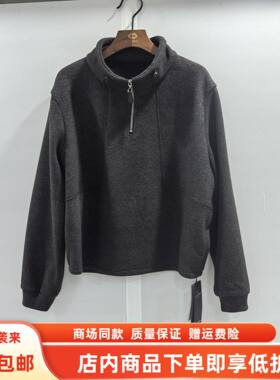 261Z008春装2026女新款时尚休闲百搭立领拉链卫衣宽松长袖短外套