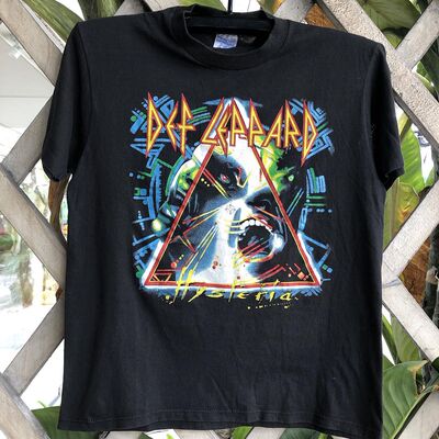 乐队欧美高街oversize圆领T恤