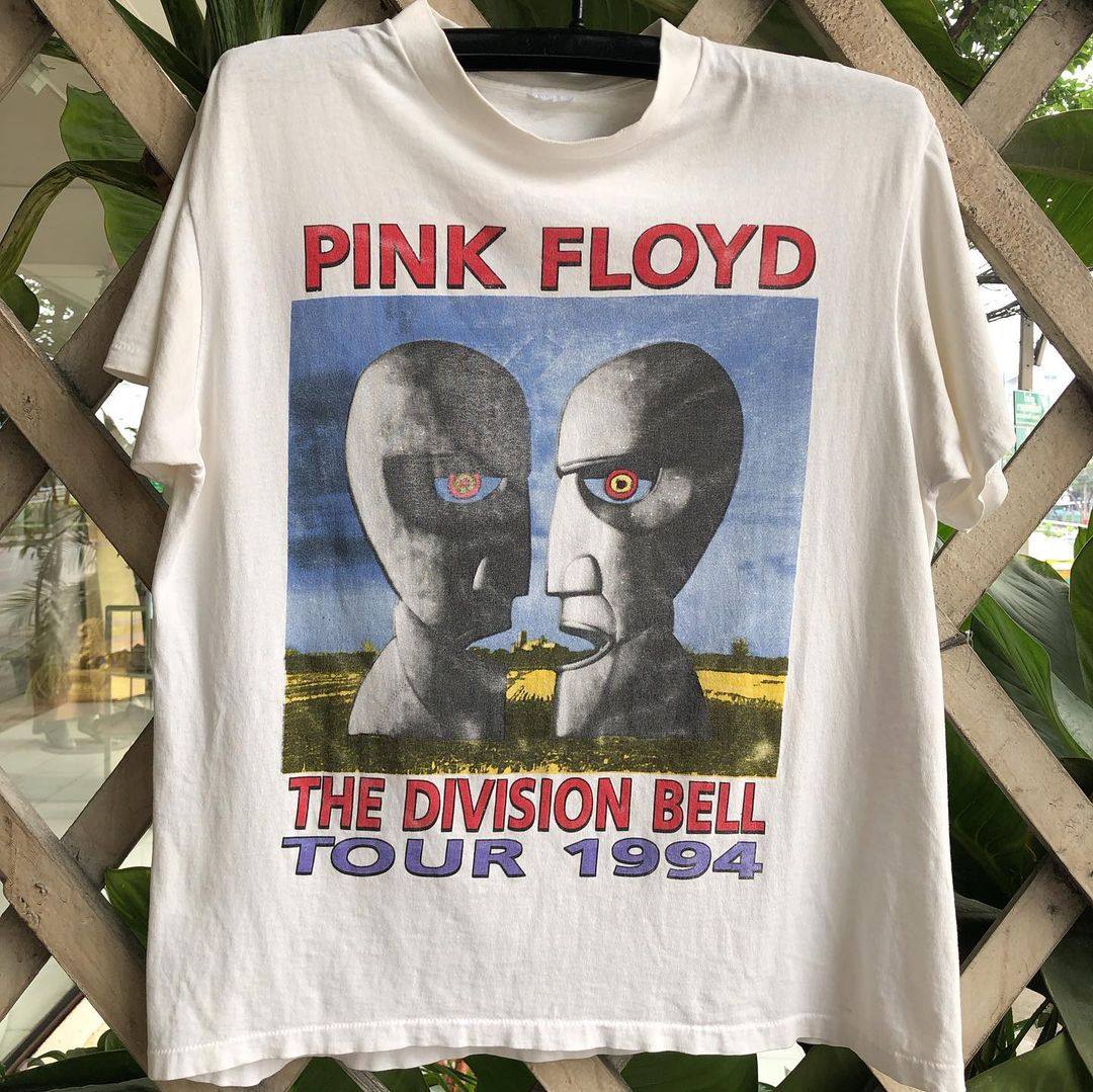 pink floyd平克弗洛伊德摇滚乐队周边白鬼vintage高街男女短袖t恤