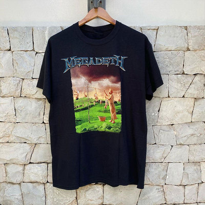 megadeth短袖摇滚乐队嘻哈