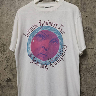 Smashing FOG男女T恤 Pumpkins碎南瓜乐队高街潮流vintage复古短袖