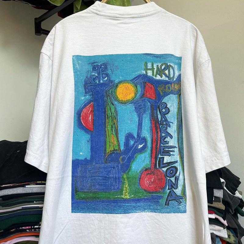 Hard Rock Cafe欧美vintage阿美咔叽美式复古插画短袖男女情侣T恤,男装,T恤,淘宝优惠券,粉丝福利购,淘宝优惠卷