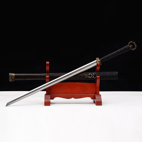 百炼花纹钢汉代环首刀收藏大宝剑