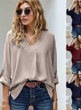 M-4XL Plus size Blouse Women Casual Top Loose ladies Shirts