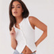 for New women sleeveless vest slim fit