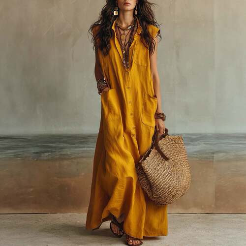 无袖露肩女士连衣裙  Sleeveless off shoulder women's dress