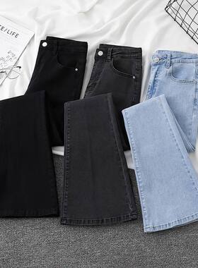 women jeans fashion elastic trousers lady denim pants牛仔裤