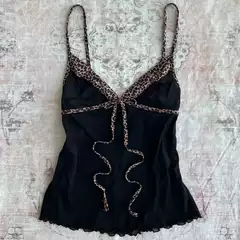 Sexy hot girl short suspender women's top
