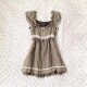 suspender Sexy dress lace bow spicy girl
