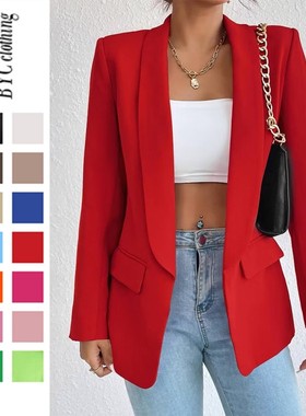 西装女2025 spring women fashion blazers jackets ladies suits