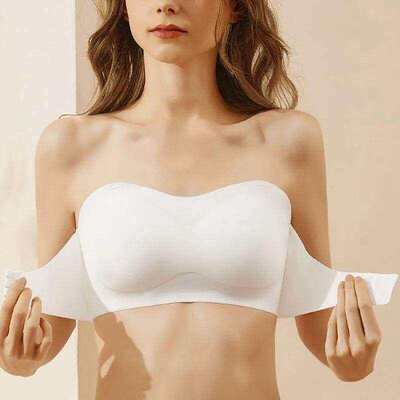 Women Strapless Bra Seamless Tube Tops Breathable Wireless W