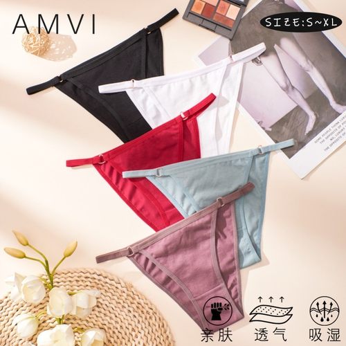 5PCS Sexy Underwear Cotton Panties Women Lingerie Female