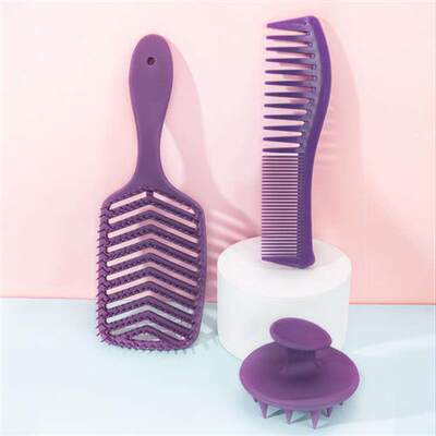 Styling Mellow Teeth Portable Curved Vent Paddle Brush