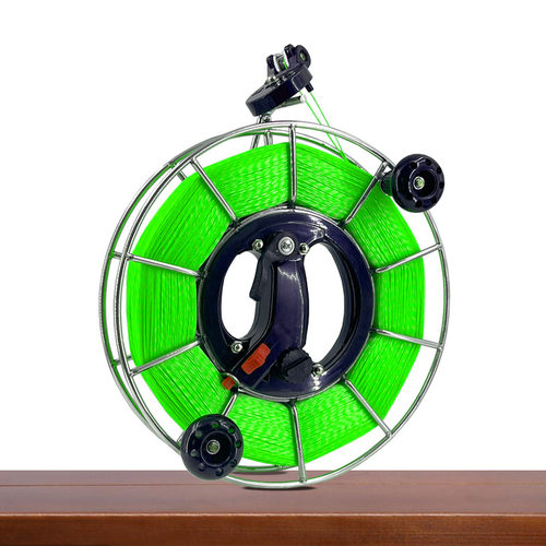 双摇把不锈钢风筝轮带刹车防倒转