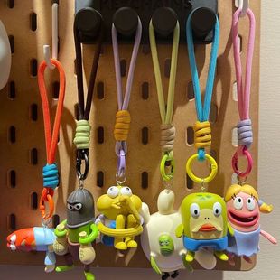 现货 X11海绵宝宝比奇堡小鱼民系列手办公仔背包挂件盲盒生日礼物