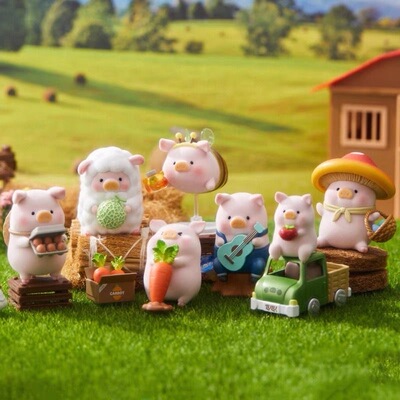 现货包邮52TOYS罐头猪LULU农场