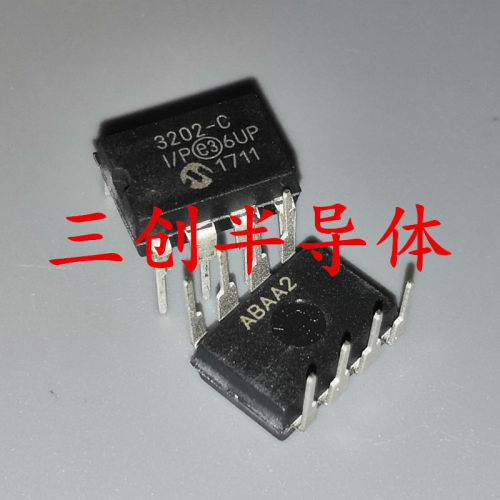 全新原装MCP3202 MCP3202-CI/P DIP-8 模数转换器芯片3202-C 现货