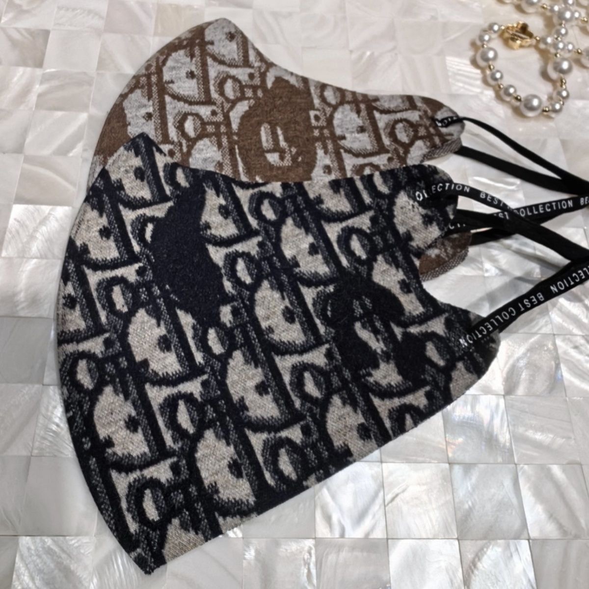 春上新立体D家字母口罩网红款美拉德不沾口红透气防灰尘挡风男女