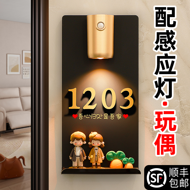 2025年新款玩偶门牌号支持定制