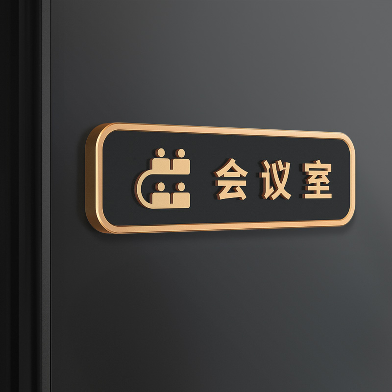 格莱克亚克力办公室门牌定制