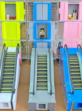 儿童电梯玩具自动手扶升降电梯3d打印DIY模型益智早教STM科学实验