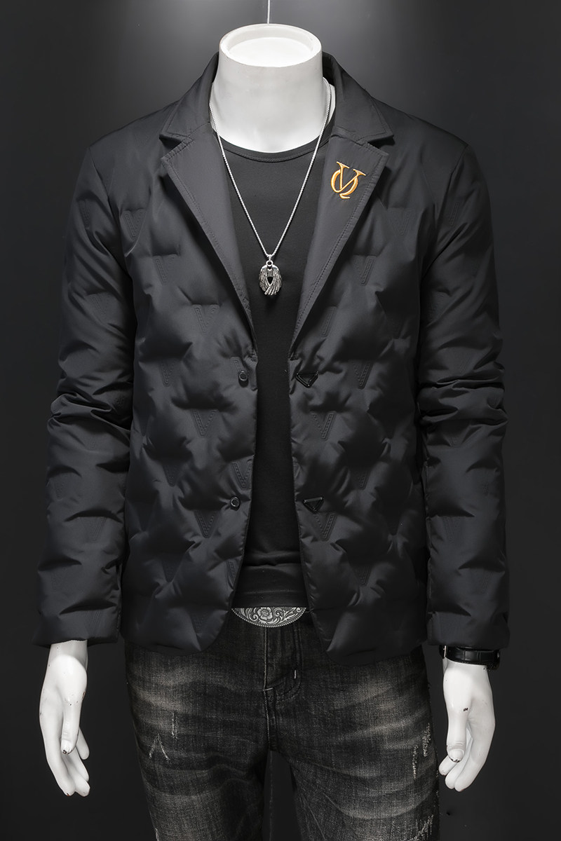 2025冬季新款西装羽绒服90白鸭绒外套9826-P245假模,男装西服套装,钱塘6023