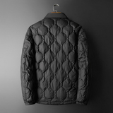 2024冬季新款男士90白鹅绒羽绒服鹅绒8891-P325有视频偏大米白，男装羽绒服，钱塘6023