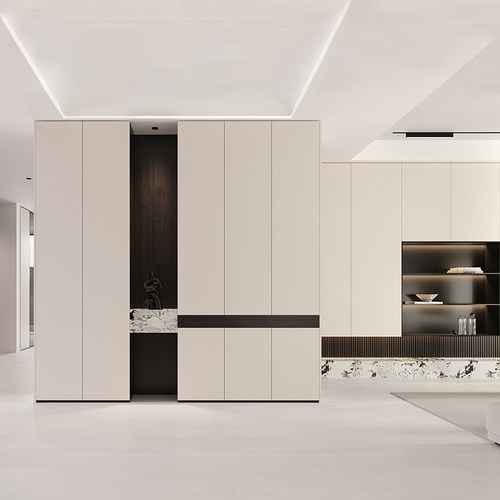 梦天木作全屋定制玄关柜