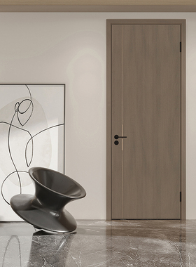 梦天木作 定制木门极简门厨房门卧室门洗手间门实木复合门2P21