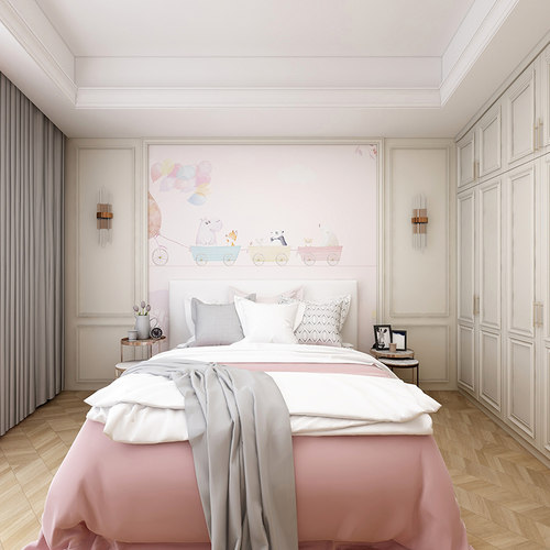 天全定制实木榻榻米儿童公主