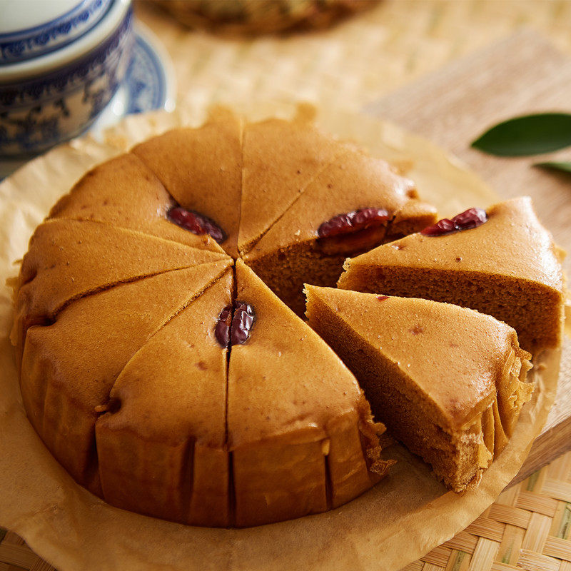 安井红糖发糕400g*2包龙游红枣糕速冻早餐早点状元糕酒席宴会糕点