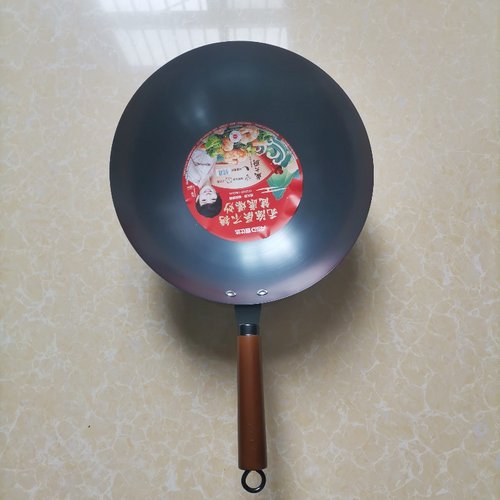 爱仕达铁锅32ＣＭ安陆无涂层炒锅