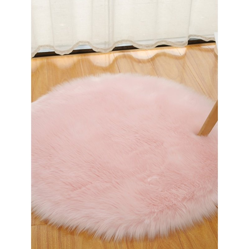 地毯飘窗短毛地垫地毯床下绿地春节户外垫ins房间短绒生活垫子丨