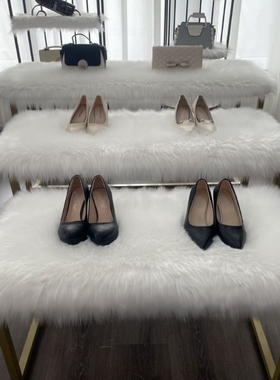 厕所流水台真丝绿色双面椭圆形红色浮雕ins开业入门门垫定制log舒