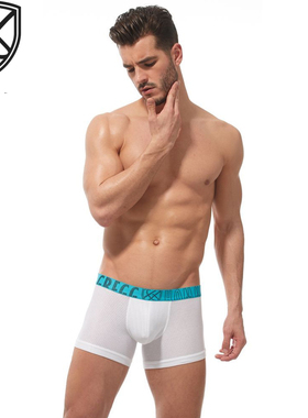 GREGG HOMME 立体囊袋柔软透气性感低腰网眼男士平角内裤152455