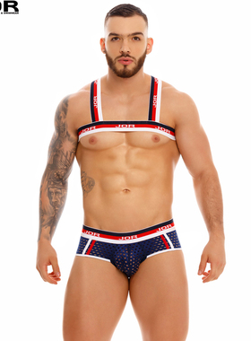 JOR 立体囊袋男士三角内裤套装 U凸低腰透气运动柔软舒适 1358