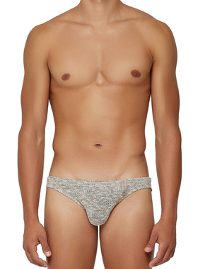 MODUS VIVENDI 立体囊袋柔软编织复古低腰男士三角内裤 UN0423