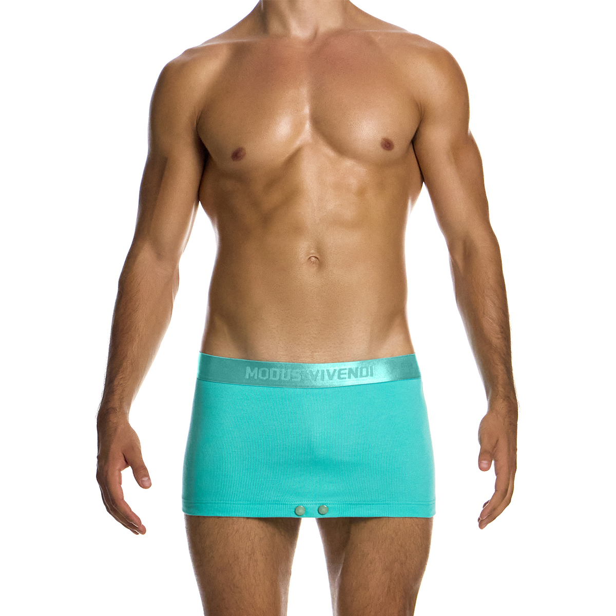 MODUS VIVENDI 按扣平角內(nèi)褲 立體囊袋柔軟兩穿透氣性感 04522