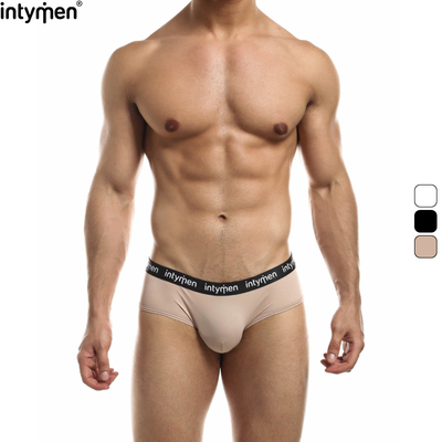 立体囊袋透视U凸高弹三角内裤