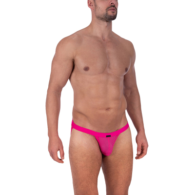 MANSTORE透视网眼紧身双丁内裤