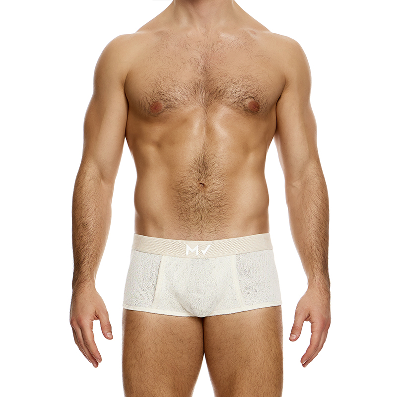 MV复古磨毛柔软性感低腰平角内裤