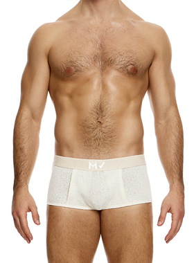 MODUS VIVENDI 立体囊袋复古磨毛柔软性感低腰男士平角内裤 09421