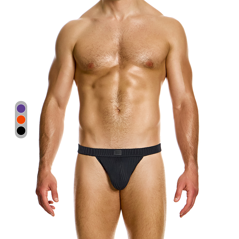 MV波浪条纹性感男士三角内裤