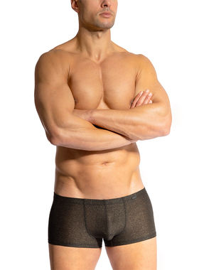 OLAF BENZ 立体囊袋透气舒适奢华闪耀低腰男士平角内裤 1-09560