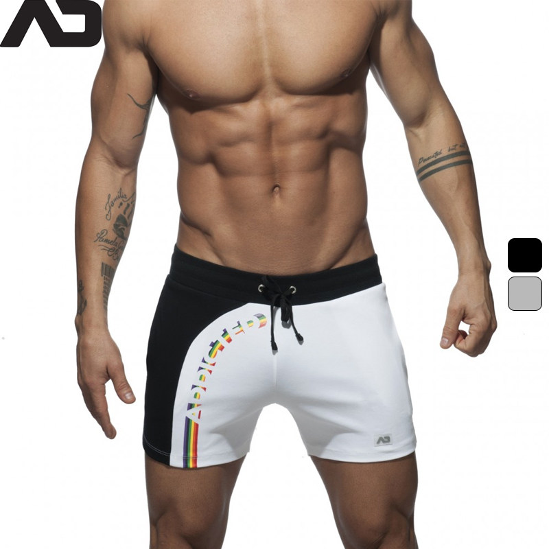 Addicted 柔软舒适透气跑步健身修身低腰男士三分短裤AD763