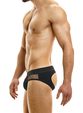 MODUS VIVENDI 立体囊袋透视网眼低腰舒适后空男士三角内裤03312